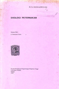 Ekologi Peternakan