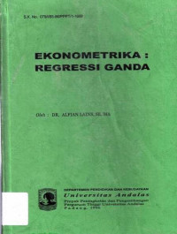 Ekonometrika : Regressi Ganda