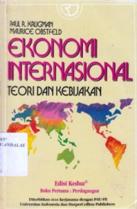 Ekonomi Internasional : Teori Dan Kebijakan