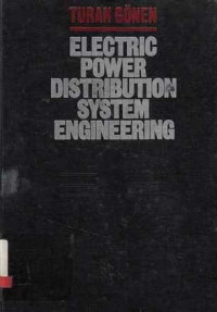 Electric Power Distribution System Engineering