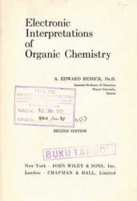 Electronic Interpretations Of  Organic Chemistry