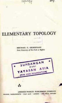 Elementary Topology