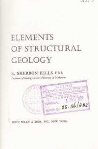 Elements of Structural Geology