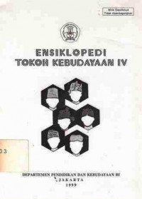 Ensiklopedi Tokoh Kebudayaan IV