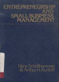 Entrepreneurship And Small Business Management