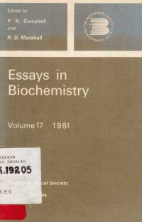 Essays In Biochemistry