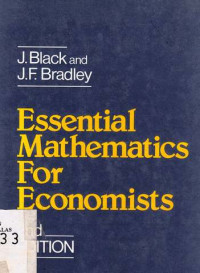 Essential Mathematics for Economists