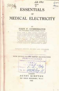 Essentials Of Medical Electricity