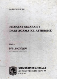 Filsafat Sejarah Dari Agama Ke Atheisme