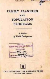 Family Planning and Population Programs