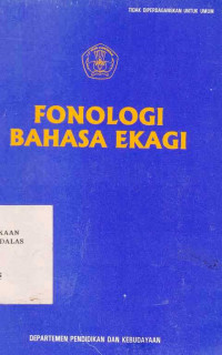 Fonologi bahasa Ekagi