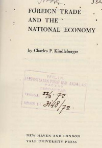 Foreign Trade And The National Economy