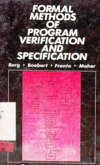 Formal Methods Of Program Verification And Specification