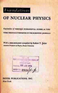 Foundations of Nuclear Physics