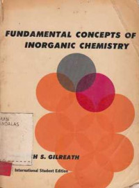 Fundamental Concepts Of Inorganic Chemistry