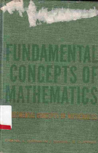 Fundamental Concepts of Mathematics