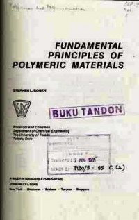 Fundamental Principles Of Polymeric Material