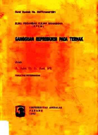 Gangguan Reproduksi Pada Ternak