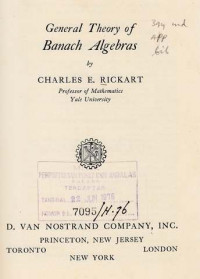 General Theory Of Banach Algebras