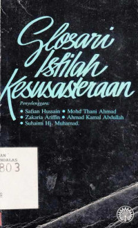 GLOSARI Istilah Kesusasteraan / Safian Hussain et.al.