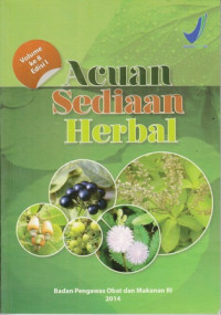 Acuan sediaan herbal