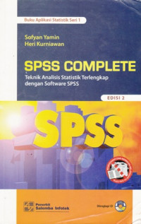 Spss Complete : Teknik Analisis Statistik Terlengkap Dengan Software Spss