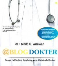 Blog Dokter : Segala hal tentang kesehatan yang wajib anda ketahui