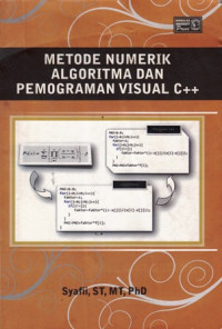 Metode Numerik Algoritma dan Pemograman Visual C++