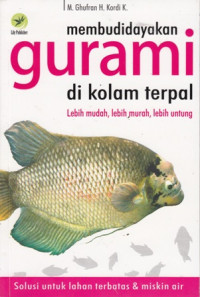 Membudidayakan Gurami di kolam terpal