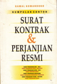 Kumpulan Contoh Surat Kontrak dan Perjanjian Resmi