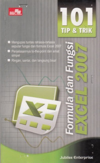 101 TIP dan Trik Formula dan Fungsi  Excel 2007