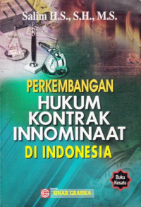 Perkembangan Hukum Kontrak Innominat di Indonesia