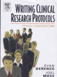 Writing Clinical Research Protocols : Ethical Considerations