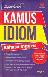 Supperfresh Kamus Idiom Bahasa Inggris