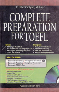 Complete Preparation for TOEFL