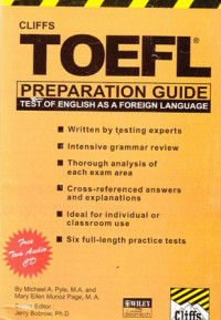 Test Of English as a Foreign Language : Preparation Guide