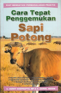 Cara Tepat Penggemukan Sapi Potong