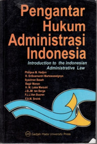 Pengantar Hukum Administrasi Indonesia