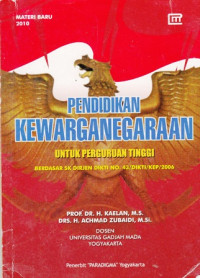 Pendidikan Kewarganegaraan Untuk Perguruan Tinggi