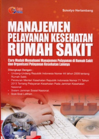 Manajemen Pelayanan Kesehatan Rumah Sakit