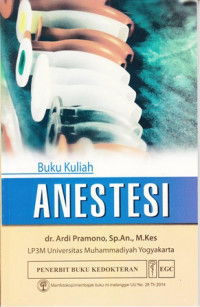 Anestesi:Buku Kuliah