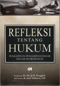 Refleksi tentang Hukum : Pengertian-Pengertian Dasar dalam Teori Hukum