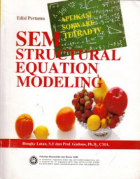 SEM - Structural Equation Modeling