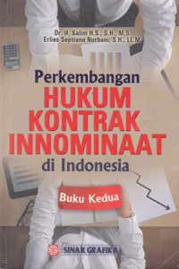 Perkembangan Hukum Kontrak Innominaat di Indonesia Buku Kedua