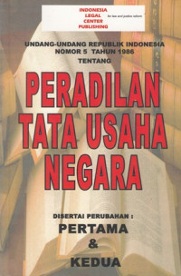 Undang-Undang Peradilan Tata Usaha Negara