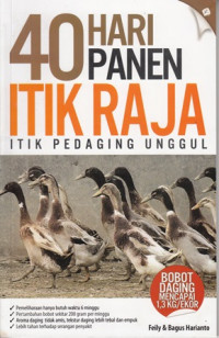 40 Hari Panen Itik Raja itik Pedagang Unggul