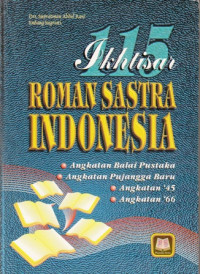 Ikhtisar  Roman Sastra Indonesia