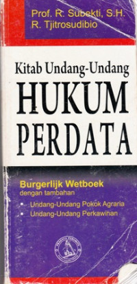 kitab undang-undang hukum perdata