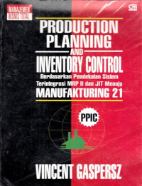 Production Planning and Inventory Control