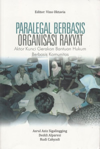 Paralegal Berbasis Organisasi Rakyat